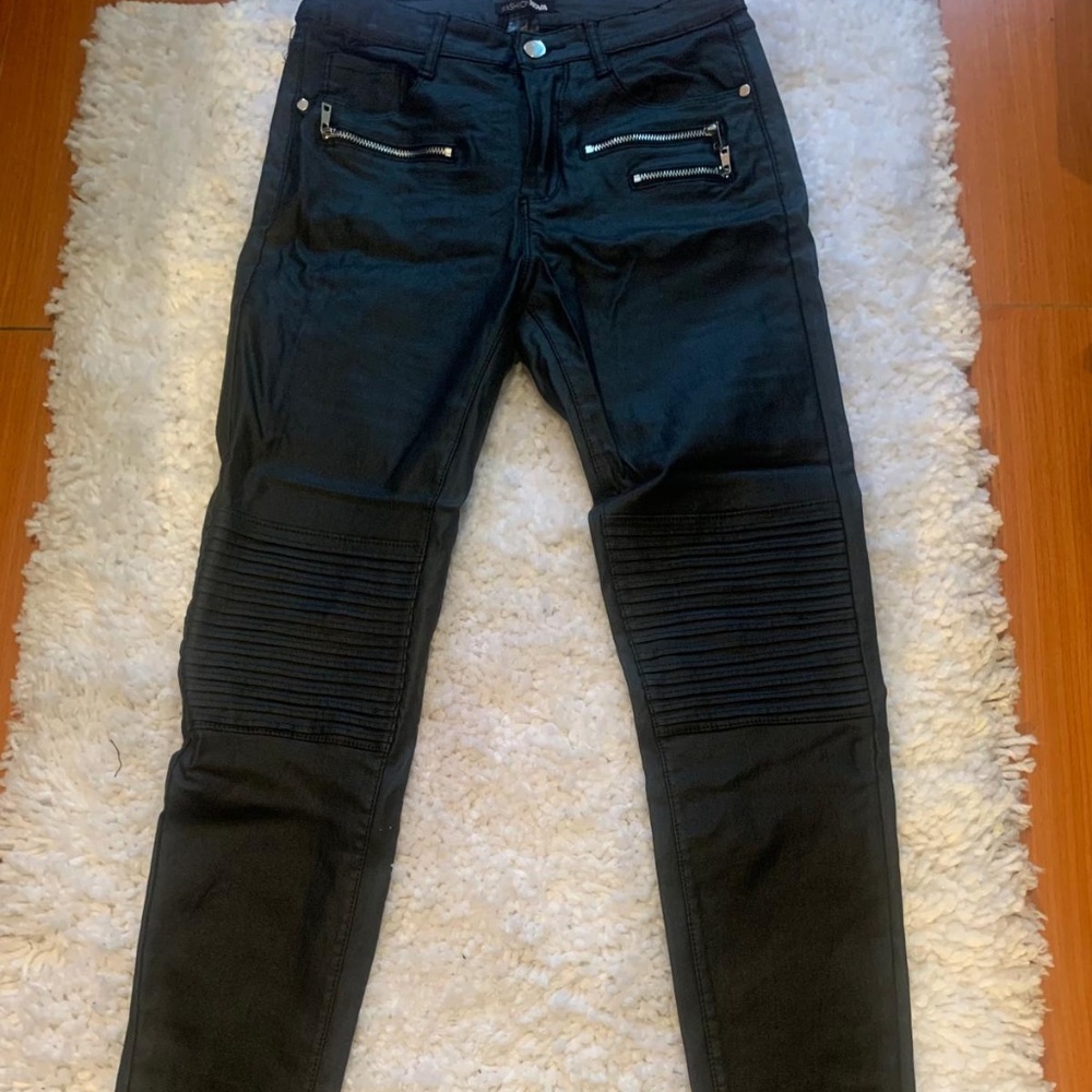 Fashion Nova Leather Skinny Pants